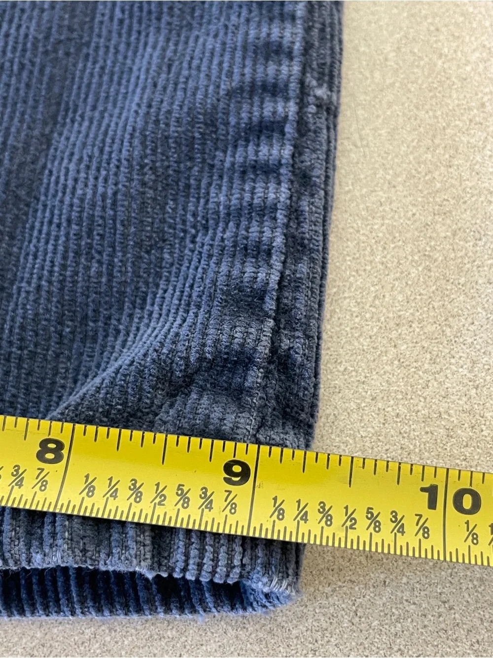 Vintage Levi’s 746 Blue Flare Corduroys 1978 White Tab Talon 42 Measures 28W 30L